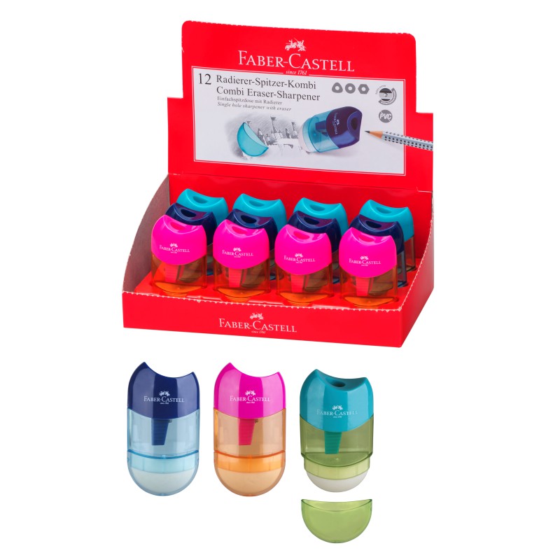 ΞΥΣΤΡΕΣ F.CASTELL ΒΑΡΕΛΑΚΙ ΜΙΝΙ ΜΕ ΓΟΜΑ (μπλε,ροζ,τυρκουάζ)