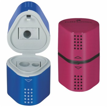 ΞΥΣΤΡΕΣ F.CASTELL ΒΑΡΕΛΑΚΙ ΤΡΙΓΩΝ.GRIP ΜΠΛΕ/ΚΟΚΚΙΝΟ