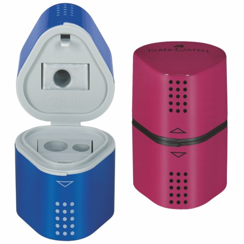 ΞΥΣΤΡΕΣ F.CASTELL ΒΑΡΕΛΑΚΙ ΤΡΙΓΩΝ.GRIP ΜΠΛΕ/ΚΟΚΚΙΝΟ