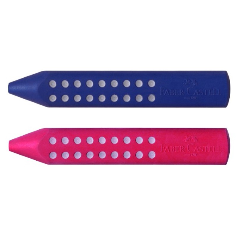 ΓΟΜΕΣ F.CASTELL ΜΟΛΥΒΙ GRIP ΜΠΛΕ/ΚΟΚΚΙΝΗ