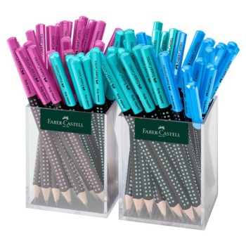 ΜΟΛΥΒΙΑ F.CASTELL GRIP JUMBO ΔΙΧΡΩΜΑ  ΣΤΑΝΤ 72 τεμ.