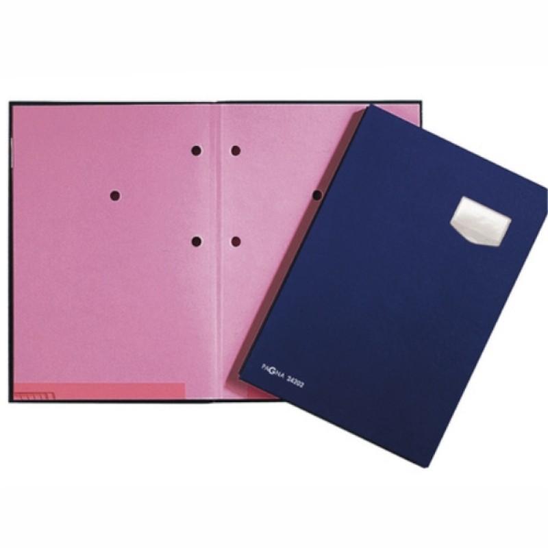 ΒΙΒΛΙΑ ΥΠΟΓΡΑΦΩΝ PAGNA 10ΘΕΜ.(μαύρο+μπορντώ)