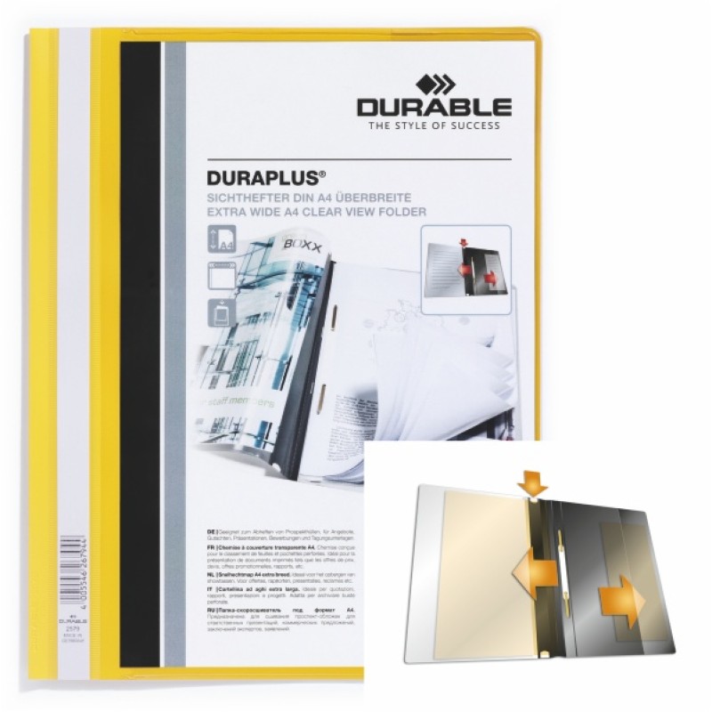 ΝΤΟΣΙΕ ΕΛΑΣΜΑ ΠΛΑΣΤΙΚO DURABLE DURAPLUS ΜΕ ΘΗΚΗ ΣΤΟ ΕΞΩΦΥΛΛΟ ΚΙΤΡΙΝΟ