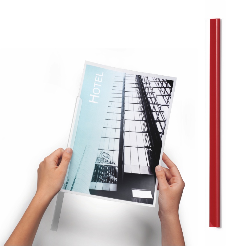 ΡΑΧΕΣ ΑΡΧΕΙΟΥ DURABLE 6 mm (60φύλλα) ΚΟΚΚΙΝΟ