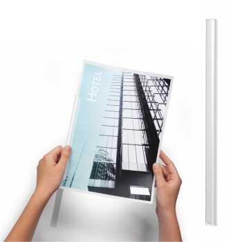 ΡΑΧΕΣ ΑΡΧΕΙΟΥ DURABLE 6 mm (60φύλλα) ΔΙΑΦΑΝΗ