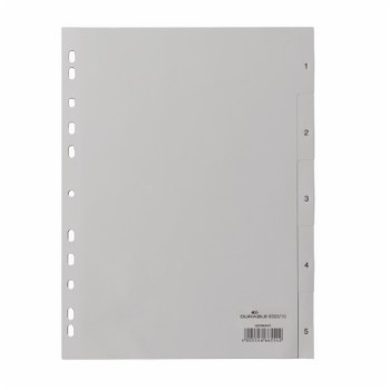 ΕΥΡΕΤΗΡΙΑ ΚΛΑΣΕΡ ΠΛΑΣΤΙΚΑ DURABLE ΑΡΙΘΜΩΝ 1-5