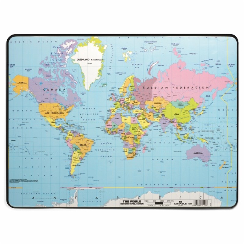 ΣΟΥΜΕΝ ΓΡΑΦΕΙΟΥ DURABLE ΠΛΑΣΤΙΚΟ ΜΕ ΧΑΡΤΗ 40Χ60cm