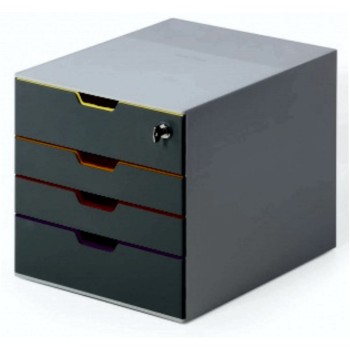 ΣΥΡΤΑΡΟΘΗΚΗ DURABLE VARICOLOR 2+2 ΣΥΡΤΑΡΙΑ ΦΑΡΔΙΑ ΜΕ ΚΛΕΙΔΙ