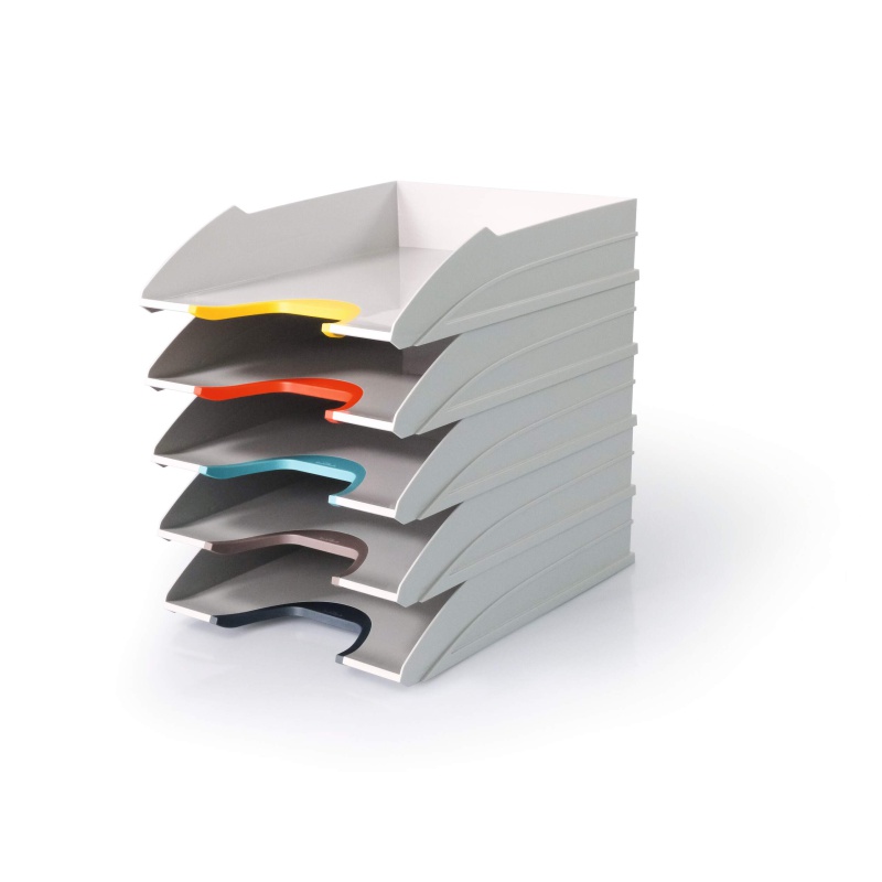 ΧΑΡΤΟΘΗΚΗ DURABLE ΓΚΡΙ VARICOLOR ΣΕΤ 5τεμ.