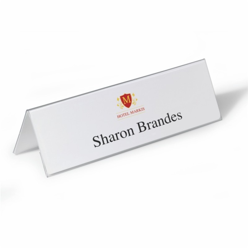ΘΗΚΗ PVC Λ DURABLE NAME HOLDER 105mm/210Χ297mm