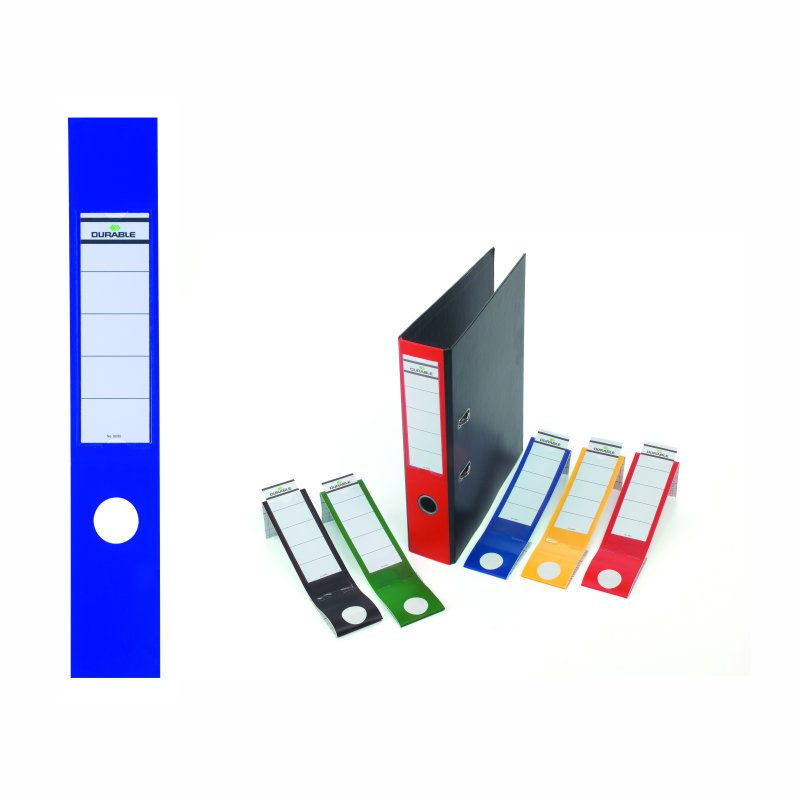 ΕΤΙΚΕΤΕΣ ΚΛΑΣΕΡ DURABLE ORDOFIX  ΑΥΤΟΚ/ΤΕΣ 390x60mm ΜΠΛΕ (πακέτο 10 φύλλων)