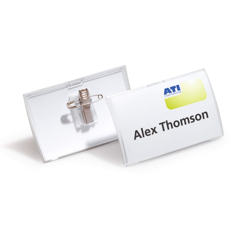 ΚΟΝΚΑΡΔΕΣ ΣΥΝΕΔΡΙΩΝ ΣΚΛΗΡΕΣ DURABLE 54mm x 90mm (με κλιπ και παραμάνα)