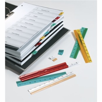 ΚΑΒΑΛΑΡΗΔΕΣ ΠΛΑΣΤΙΚΟΙ ΔΙΑΦΑΝΕΙΣ ΑΥΤΟΚ/ΤΟΙ DURABLE 5τεμ. 200mmx13mm