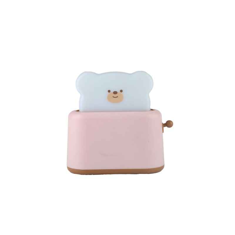 ΛΑΜΠΑ LITTLE TOAST BEAR PINK
