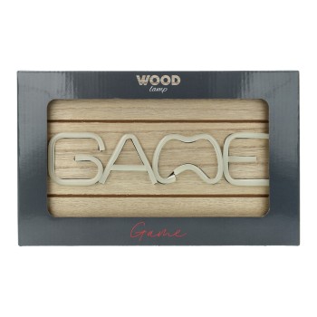 ΦΩΤΙΣΤΙΚΟ ΤΟΙΧΟΥ WOOD 3D LED GAME (με USB)