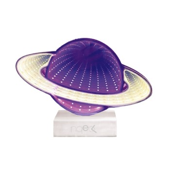 ΦΩΤΙΣΤΙΚΟ ΕΠΙΤΡΑΠΕΖΙΟ ΜΕ ΒΑΣΗ 3D LED SATURN