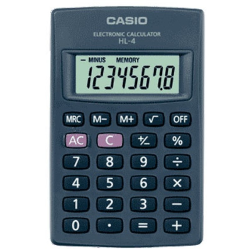 ΚΟΜΠΙΟΥΤΕΡ CASIO HL-4Α (8 ψηφία)