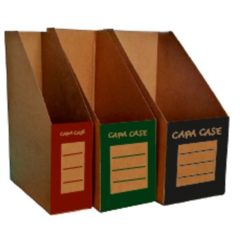 ΧΑΡΤΟΘΗΚΗ ΓΩΝΙΑ ΟΙΚΟΛΟΓΙΚΗ 25x33x15cm