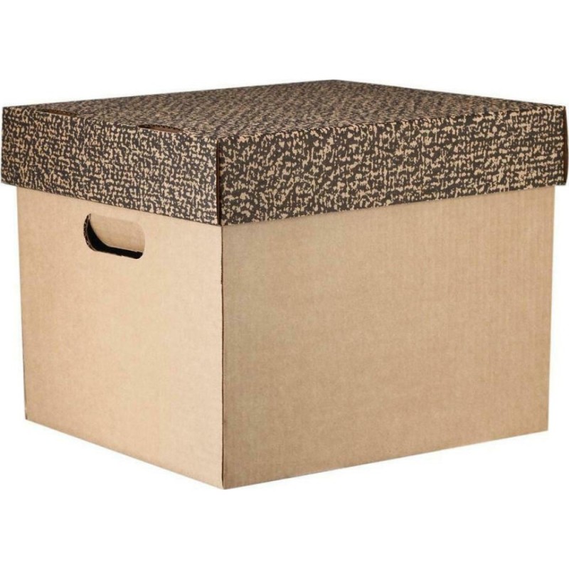 ΚΟΥΤΙ ΑΠΟΘΗΚΕΥΣΗΣ ΧΑΡΤΙΝΟ ΚΡΑΦΤ ΙΩΝΙΑ ΜΕ ΚΑΠΑΚΙ 34x24x26 cm (208)