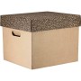 ΚΟΥΤΙ ΑΠΟΘΗΚΕΥΣΗΣ ΧΑΡΤΙΝΟ ΚΡΑΦΤ ΙΩΝΙΑ ΜΕ ΚΑΠΑΚΙ 34x24x26 cm (208)