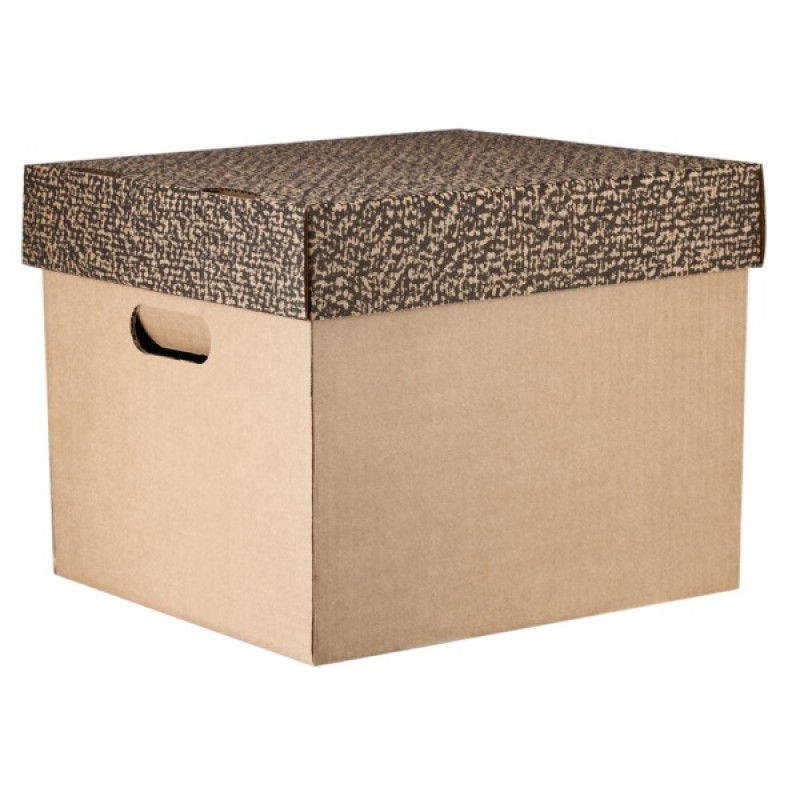 ΚΟΥΤΙ ΑΠΟΘΗΚΕΥΣΗΣ ΧΑΡΤΙΝΟ ΚΡΑΦΤ ΙΩΝΙΑ ΜΕ ΚΑΠΑΚΙ 37x51x29 cm (0209)