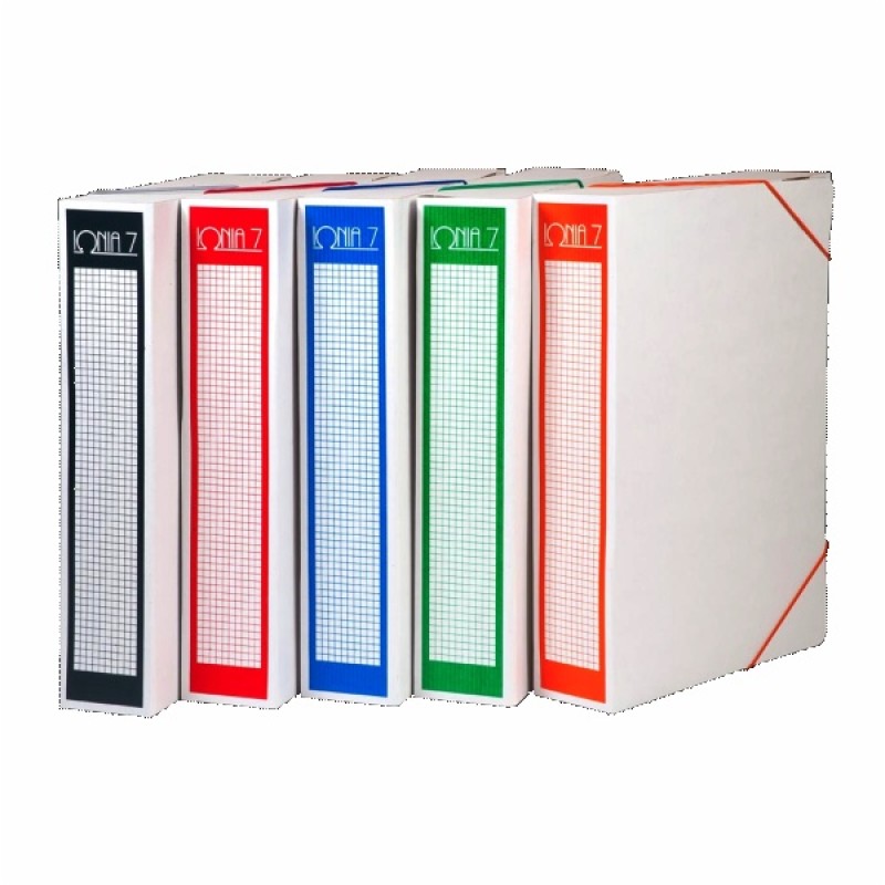 ΚΟΥΤΙ ΑΡΧΕΙΟΥ ΧΑΡΤΙΝΟ ΛΕΥΚΟ ΙΩΝΙΑ ΡΑΧΗ 7 (με λάστιχο 0203)(0231-0235)