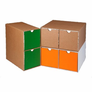 ΣΥΡΤΑΡΟΘΗΚΗ ΧΑΡΤΙΝΗ ΙΩΝΙΑ 2 ΣΥΡΤΑΡΙΑ CD 32χ31χ16 (0500|)