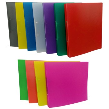 ΚΛΑΣΕΡ PP 19χ26χ2cm (2 κρικ 16mm) ΔΙΑΦΑΝΗ ΧΡΩΜΑΤΑ