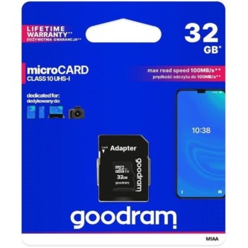 ΚΑΡΤΑ ΜΝΗΜΗΣ Micro-SDHC GOODRAM 32 GB με αντάπτορα (class 10)