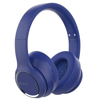 ΑΚΟΥΣΤΙΚΑ DEVIA HEADPHONE BLUETOOTH BLUE