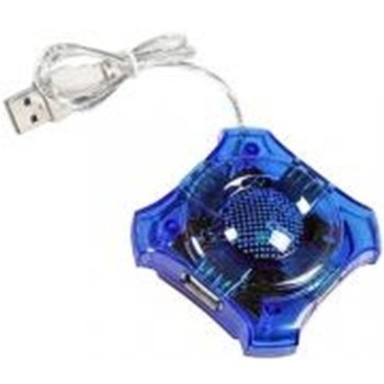 HUB USB 2,0 (4ΘΗΡΕΣ) ESPERANZA ΜΠΛΕ