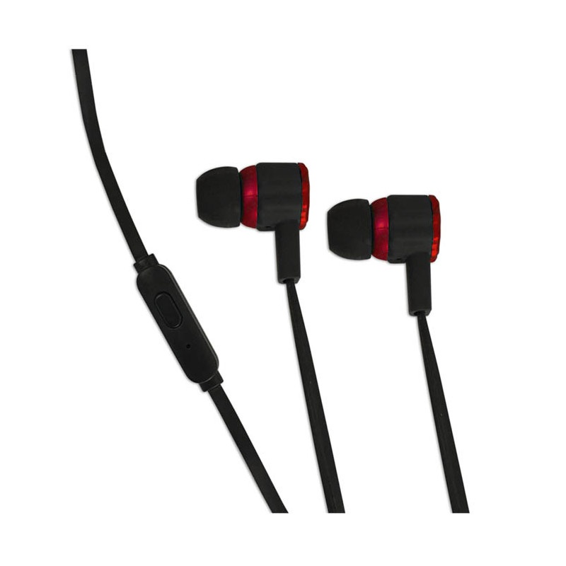 ΑΚΟΥΣΤΙΚΑ ESPERANZA STEREO VIPER (Με μικρόφωνο) ΚΟΚΚΙΝΟ-ΜΑΥΡΟ