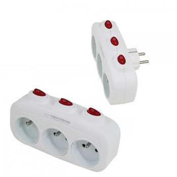 ΠΟΛΥΜΠΡΙΖΟ ESPERANZA 3 ΘΕΣΕΩΝ ΛΕΥΚΟ ΜΕ ΑΣΦΑΛΕΙΑ