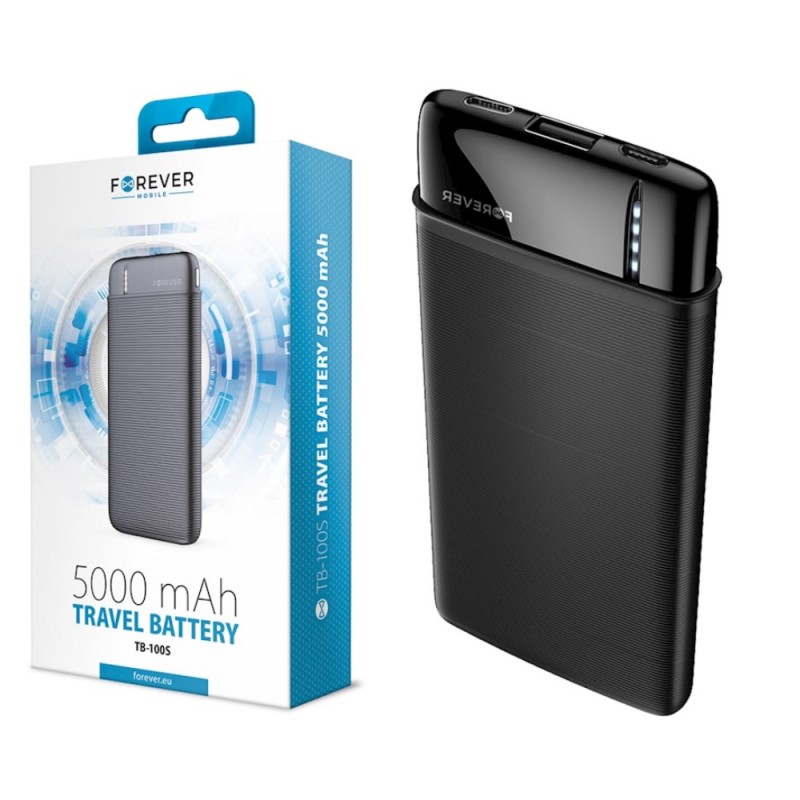 POWER BANK FOREVER 5000 mAh TB-100S BLACK