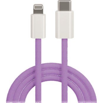 ΚΑΛΩΔΙΟ MAXLIFE USB C-LIGHTNING 20W PURPLE 1m