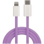 ΚΑΛΩΔΙΟ MAXLIFE USB C-LIGHTNING 20W PURPLE 1m
