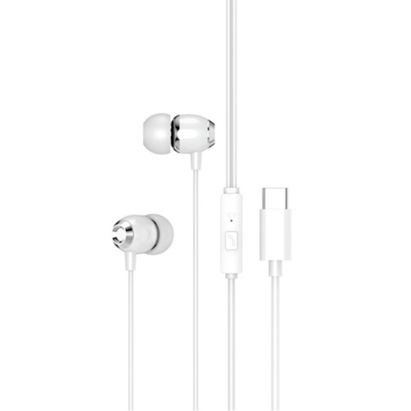 ΑΚΟΥΣΤΙΚΑ EARPHONE TYPE C XO-EP25 Λευκό
