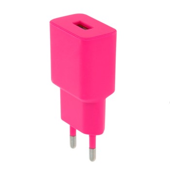 ΦΟΡΤΙΣΤΗΣ ΤΑΞΙΔΙΟΥ SETTY USB OUTPUT 2400mA PINK LSIM-A-123