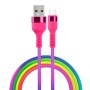 ΚΑΛΩΔΙΟ SETTY USB A/USB C RAINBOW