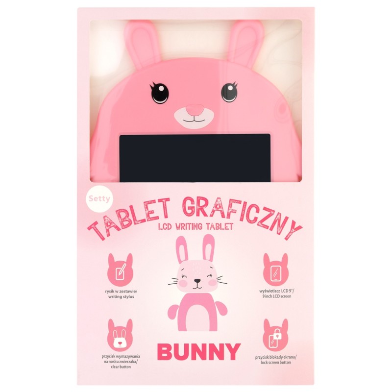 ΠΙΝΑΚΑΣ SETTY LCD  ΠΑΙΔΙΚΟΣ PINK RABBIT