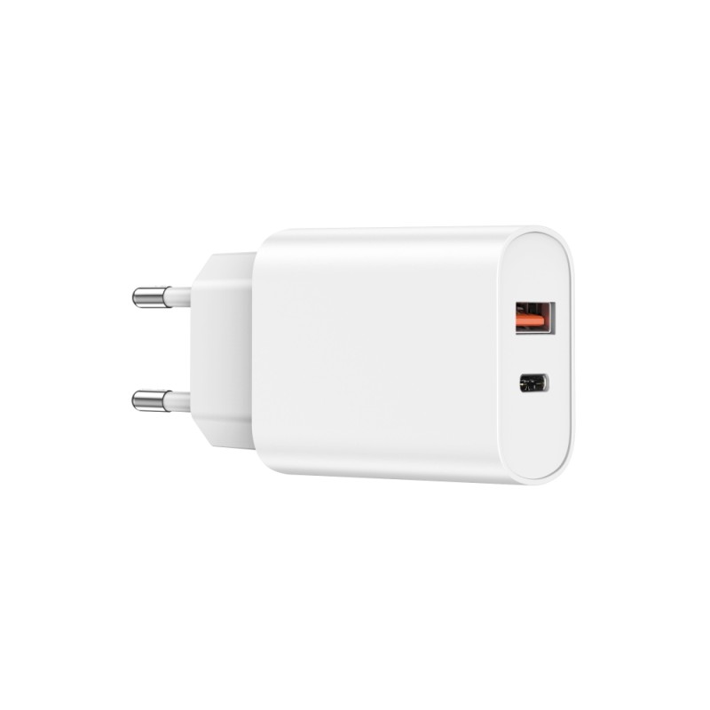 ΦΟΡΤΙΣΤΗΣ ΤΑΞΙΔΙΟΥ WIWU USB A+ USB C FAST CHARGER Wi-U002 WHITE