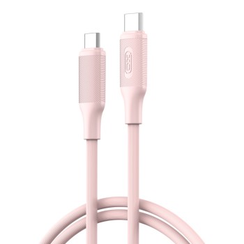 ΚΑΛΩΔΙΟ XO USB TYPE C TO C 1m 60W PINK (NB-Q265B)