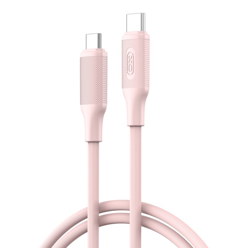 ΚΑΛΩΔΙΟ XO USB TYPE C TO C 1m 60W PINK (NB-Q265B)