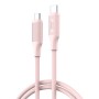 ΚΑΛΩΔΙΟ XO USB TYPE C TO C 1m 60W PINK (NB-Q265B)