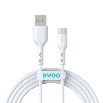 ΚΑΛΩΔΙΟ BWOOD USB A/USB C 1m 3A X-172C WHITE