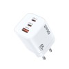 ΦΟΡΤΙΣΤΗΣ ΤΑΞΙΔΙΟΥ BWOOD CDA147 PD  USB A -USB C 65W WHITE