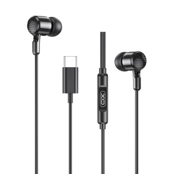 ΑΚΟΥΣΤΙΚΑ EARPHONE TYPE C XO EP81 BLACK