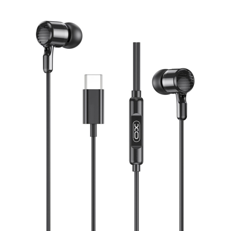 ΑΚΟΥΣΤΙΚΑ EARPHONE TYPE C XO EP81 BLACK