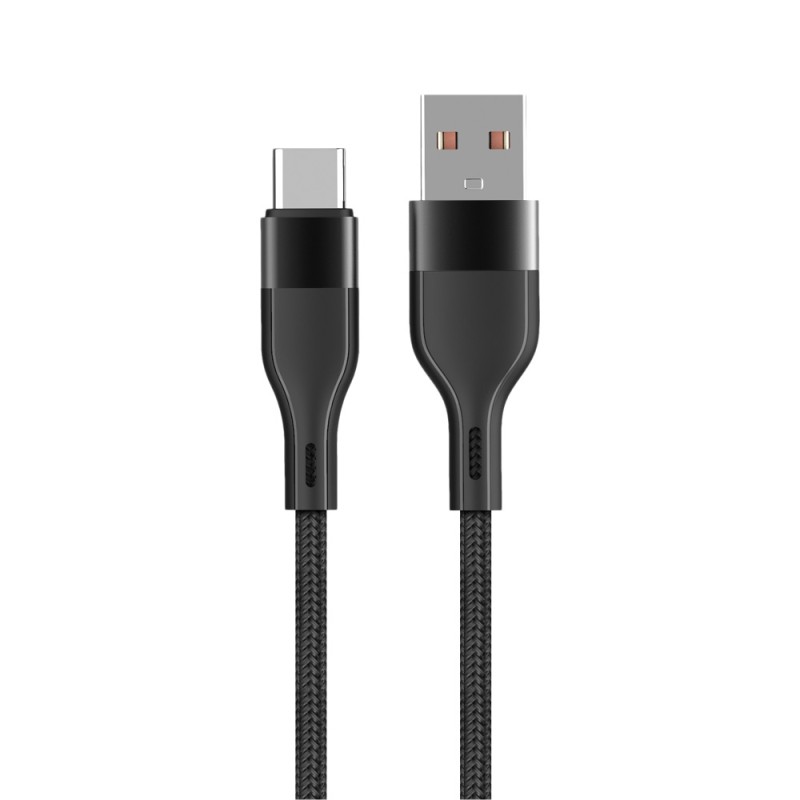 ΚΑΛΩΔΙΟ MAXLIFE USB TO USB TYPE C 1m 3A ΜΑΥΡΟ