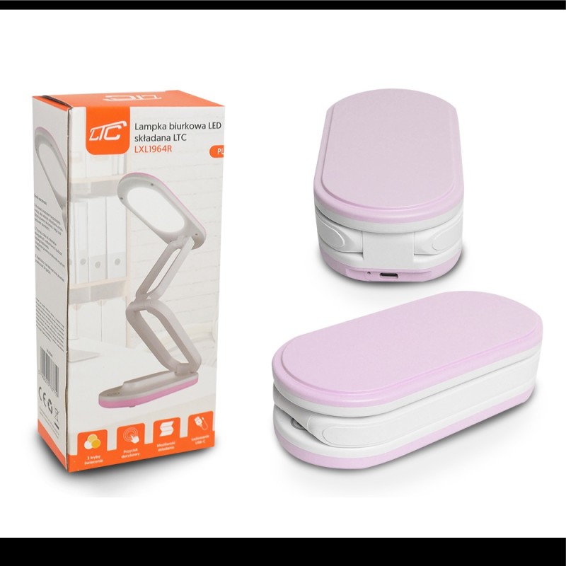 ΦΩΤΙΣΤΙΚΟ ΓΡΑΦΕΙΟΥ LED  ΣΠΑΣΤΟ ΡΟΖ (10 W) LXL-1964R